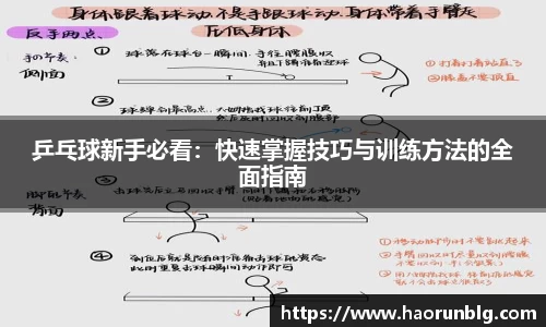 乒乓球新手必看：快速掌握技巧与训练方法的全面指南